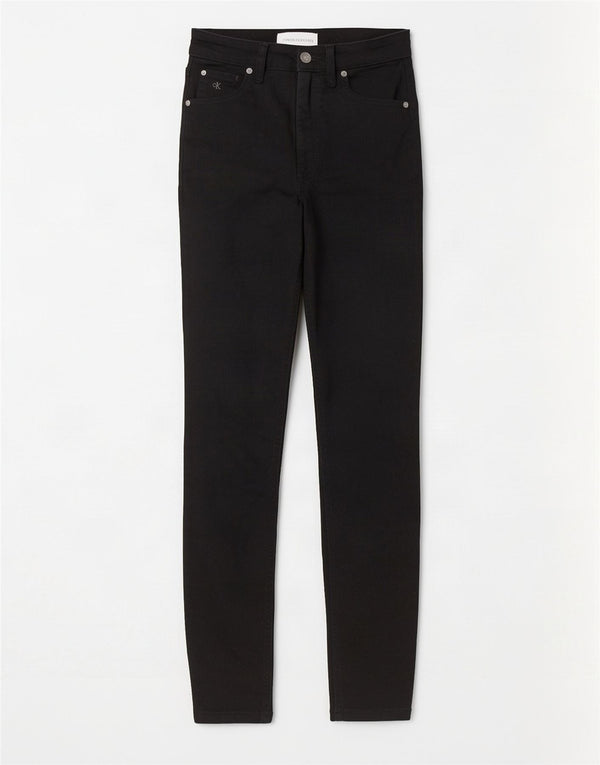 Calvin Klein Womens Skinny Jeans W26 L30 Black Cotton