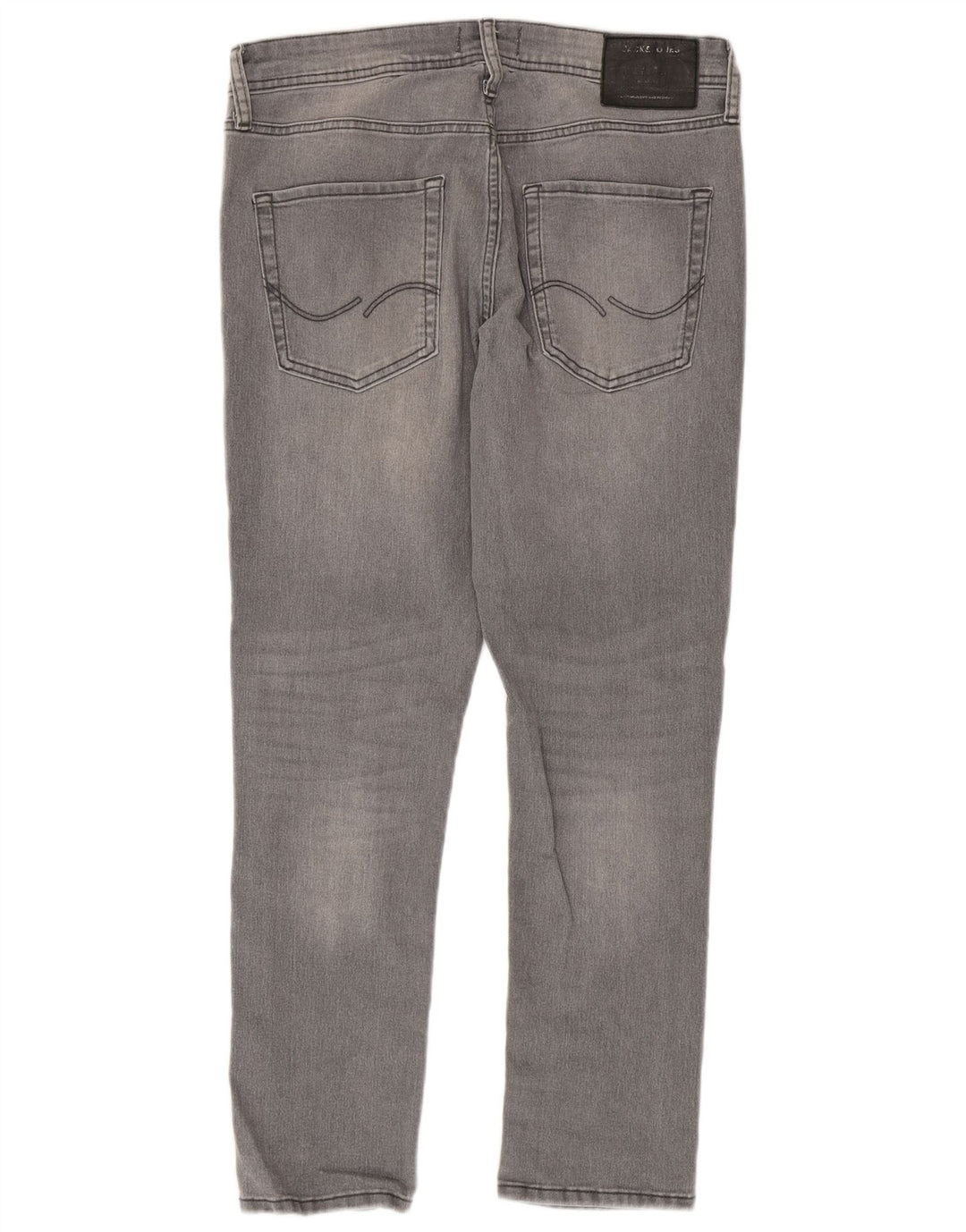 Jack & Jones Uomo GLENN Slim Jeans W32 L30 Cotone Grigio