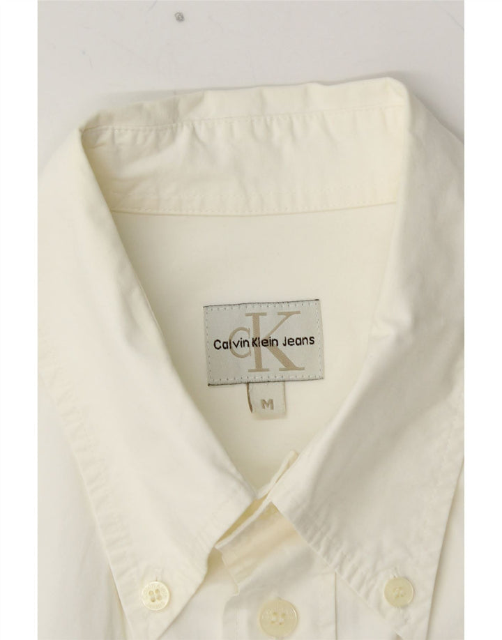 CALVIN KLEIN JEANS Camicia Uomo Cotone Bianco Medio
