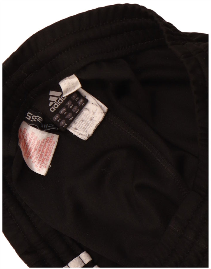 Pantaloni della tuta Adidas Clima 365 da ragazzo 15-16 anni in poliestere nero