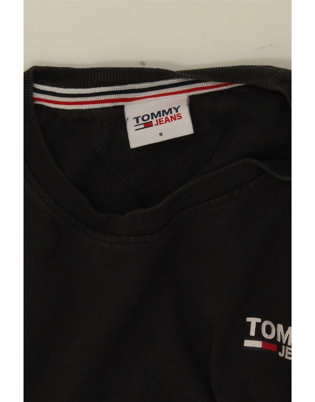 Maglietta da uomo Tommy Hilfiger Top piccola nera