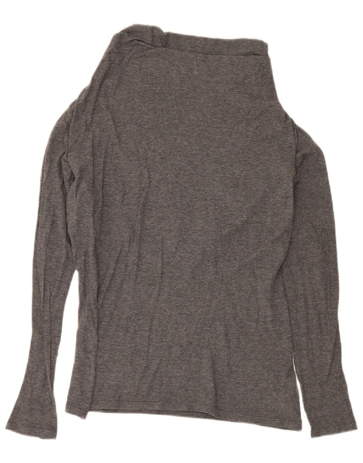 Top Armani Jeans da donna manica lunga EU 44 XL cotone grigio