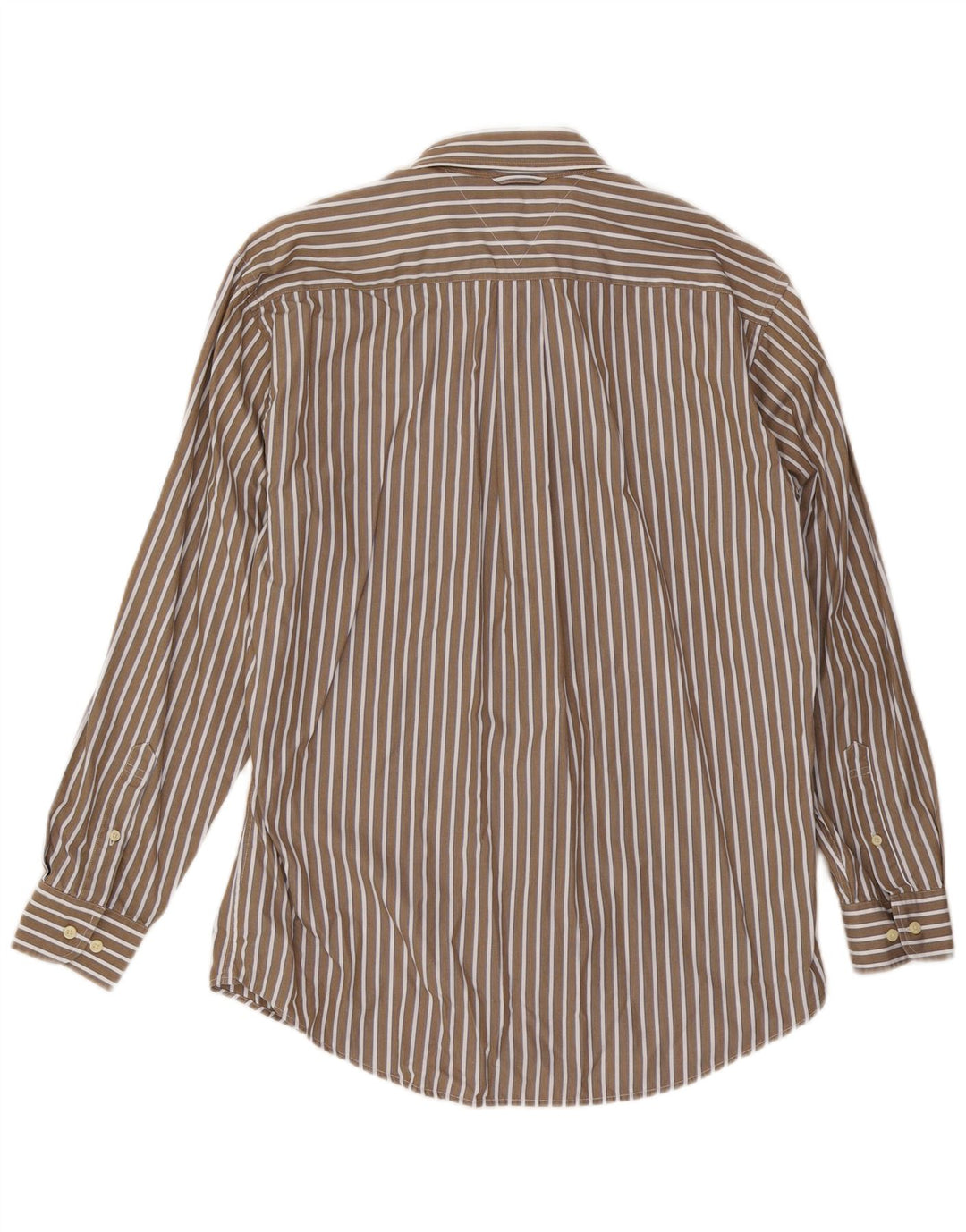 Camicia da uomo Tommy Hilfiger in cotone a righe beige medio