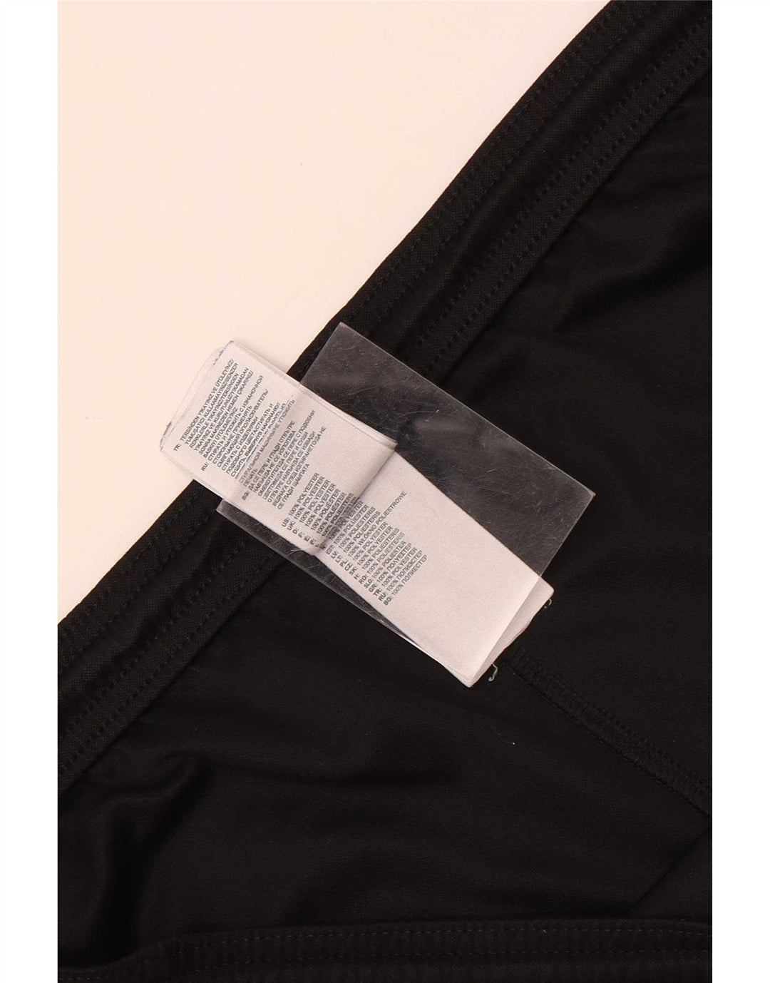 Pantaloncini sportivi da uomo Adidas grandi in poliestere nero