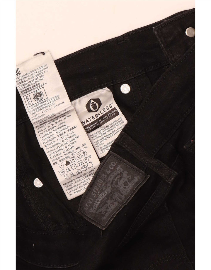Jeans Levi's da donna 712 slim W30 L32 cotone nero