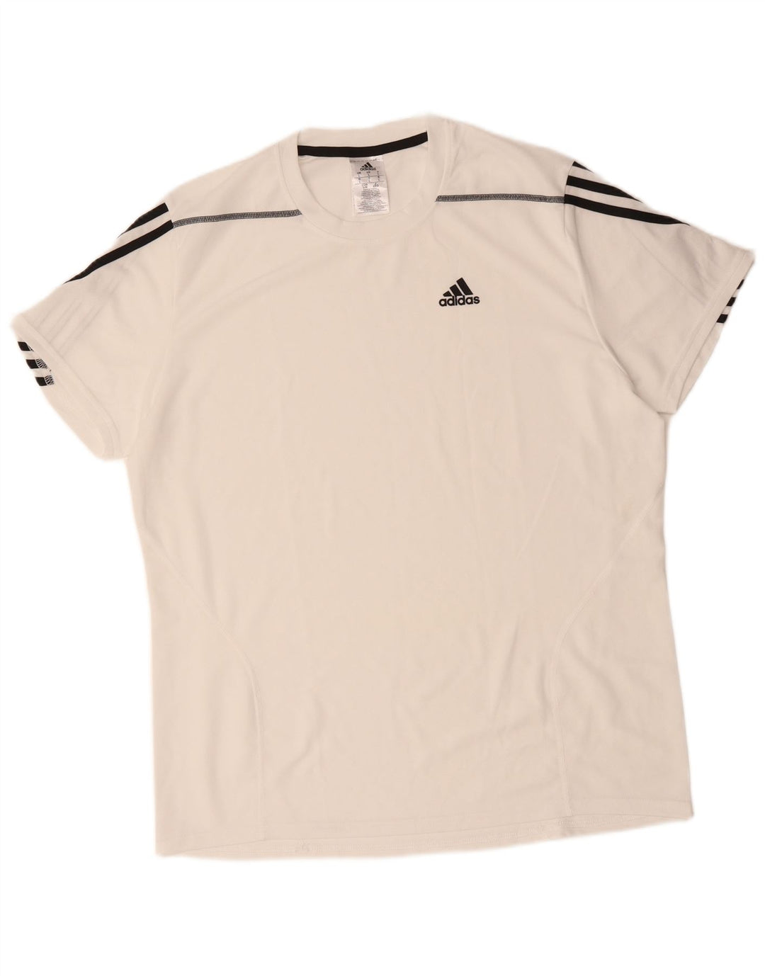 ADIDAS Mens Climalite T-Shirt Top Large White Polyester