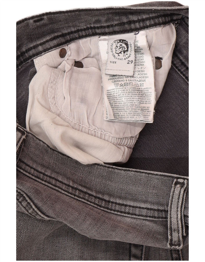 Jeans skinny da uomo DIESEL W29 L30 cotone grigio