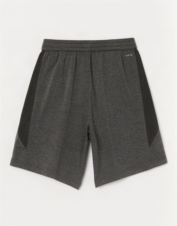 Pantaloncini sportivi Adidas Climacool da uomo piccoli in poliestere color block grigio