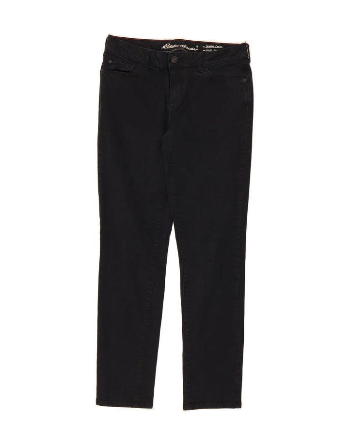 EDDIE BAUER Womens Slightly Curvy Slim Jeans US 8 Medium W32 L29 Navy Blue Vintage Eddie Bauer and Second-Hand Eddie Bauer from Messina Hembry 