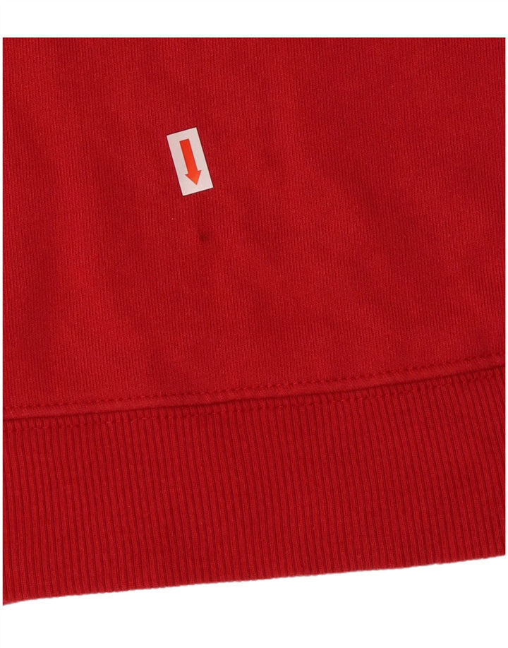 Maglione girocollo da ragazzo Lee 13-14 anni in cotone rosso