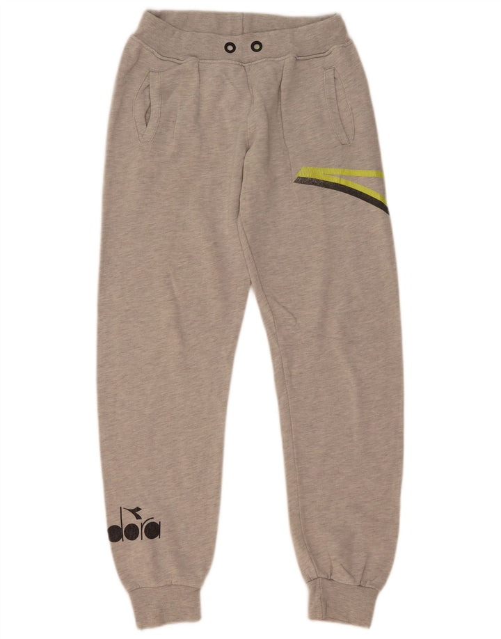 Pantaloni da tuta grafici da bambino Diadora 13-14 anni Grigi