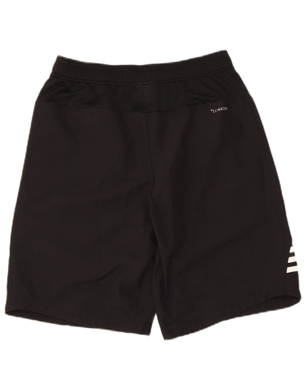 Pantaloncini sportivi Adidas Climacool da uomo piccoli in poliestere nero