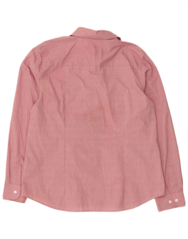 Camicia da donna Orvis US 14 XL in cotone a quadri rosa