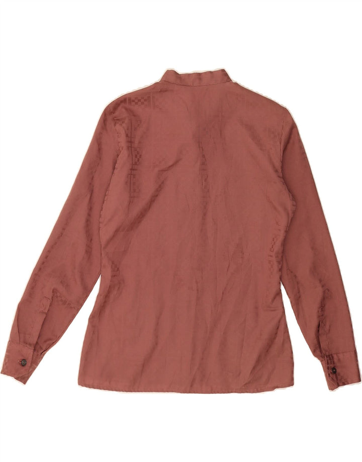 VINTAGE Womens Shirt IT 46 Large Burgundy Vintage Vintage and Second-Hand Vintage from Messina Hembry 