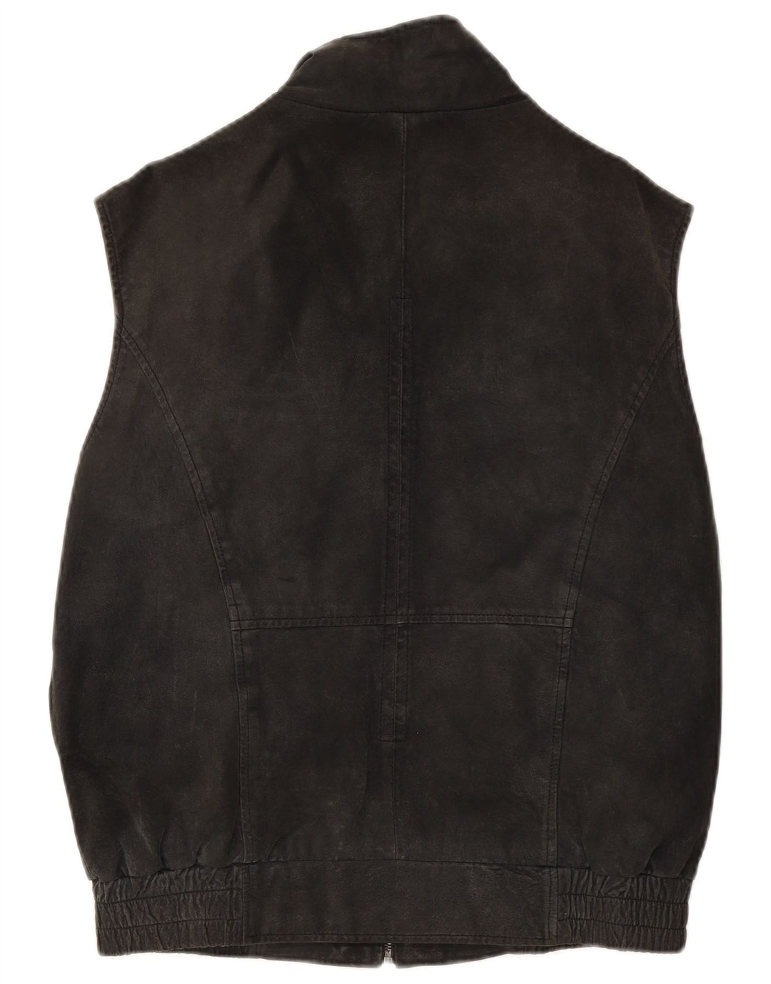 Gilet in pelle da uomo David Moore IT 50 grande nero