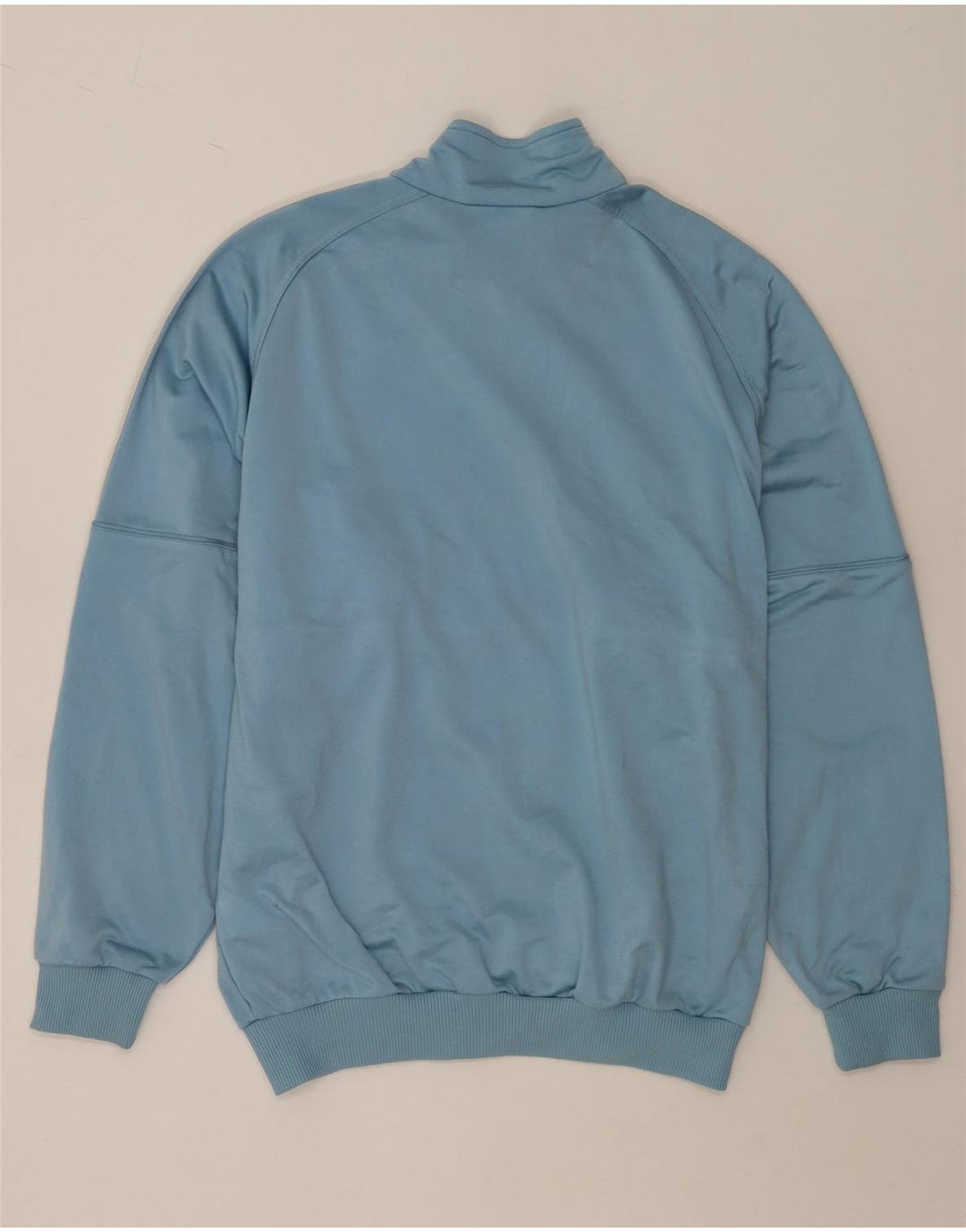 ADIDAS Giacca da tuta da uomo vestibilità ampia UK 40/42 Poliestere blu medio