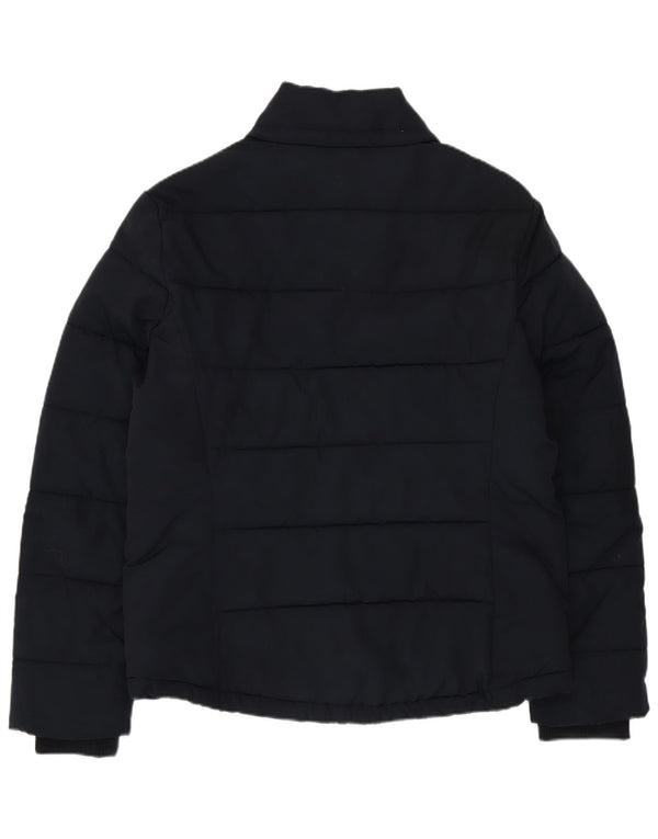 Giacca imbottita da donna Topshop UK 12 medio blu navy