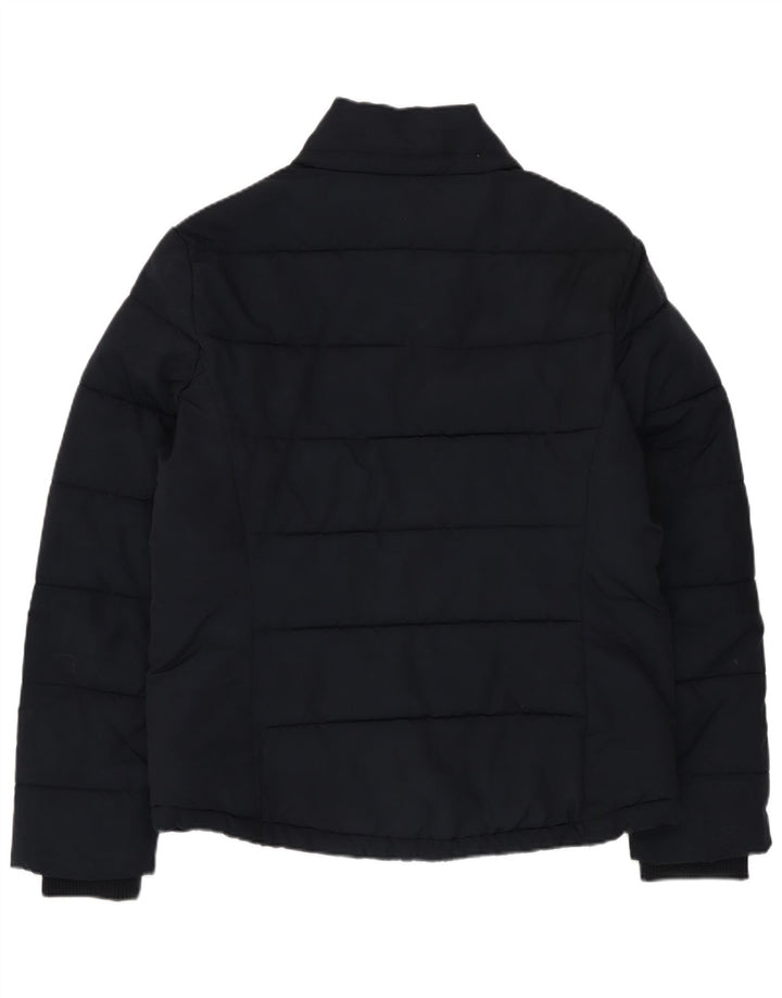 Giacca imbottita da donna Topshop UK 12 medio blu navy