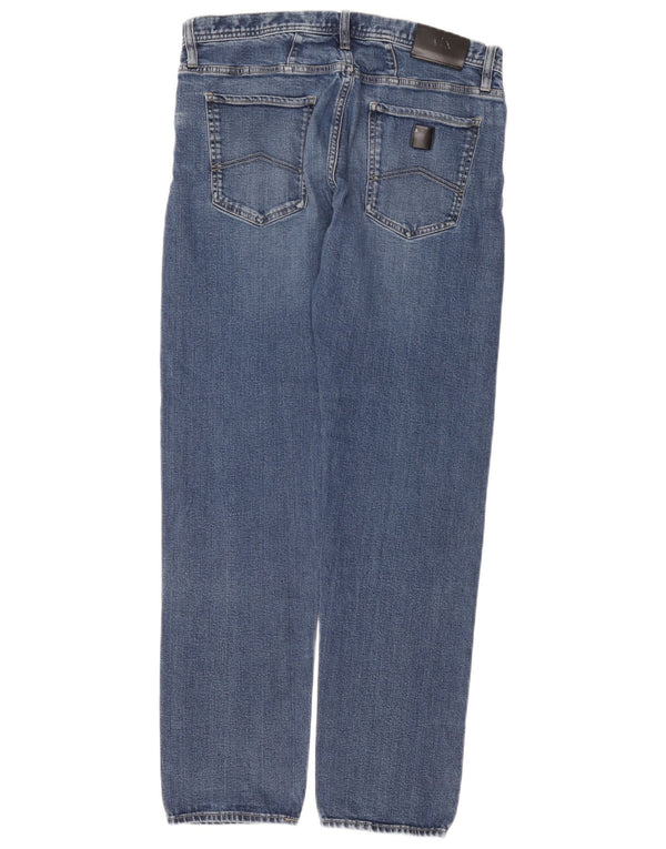 Armani Exchange Uomo J13 Slim Jeans W34 L34 Cotone Blu