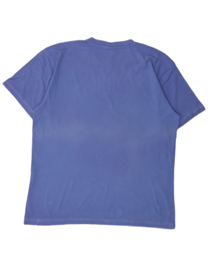 T-shirt da uomo Champion Top 2XL cotone blu