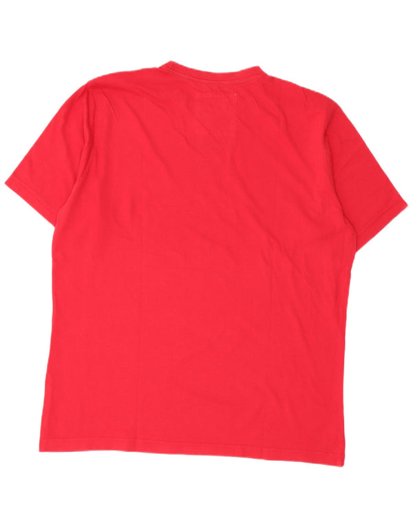 T-shirt grafica da uomo Carrera Top XL in cotone rosso