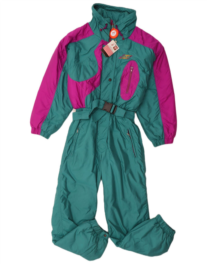 Tuta da sci da donna Brugi IT 44 Verde medio Colourblock in poliammide
