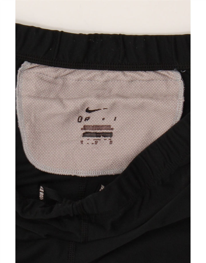 NIKE Womens Dri Fit Tracksuit Trousers UK 14 Medium  Black Colourblock Vintage Nike and Second-Hand Nike from Messina Hembry 