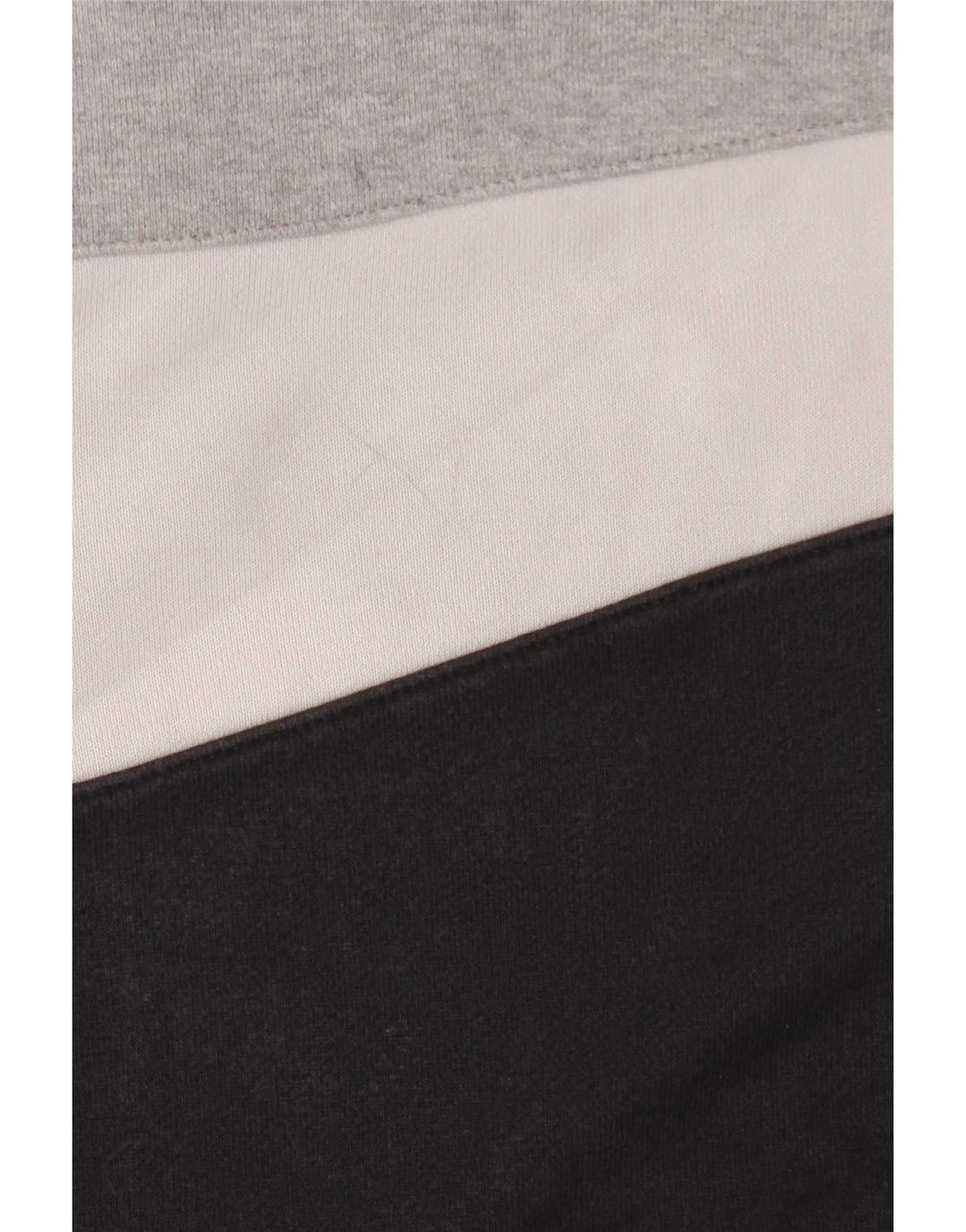 Felpa con grafica Nike da uomo, piccola, in cotone color block nero