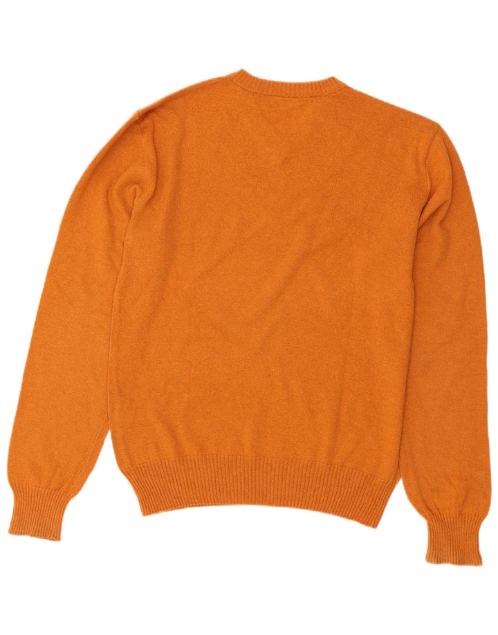 Maglione da uomo con scollo a V TIMBERLAND piccolo in lana arancione