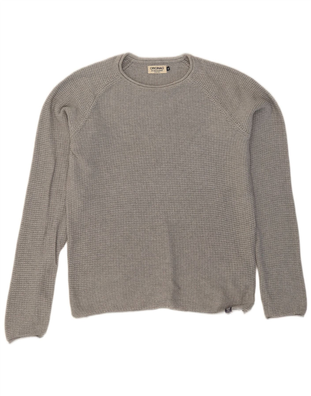 JACK & JONES Maglione maglione girocollo da uomo XL in cotone grigio
