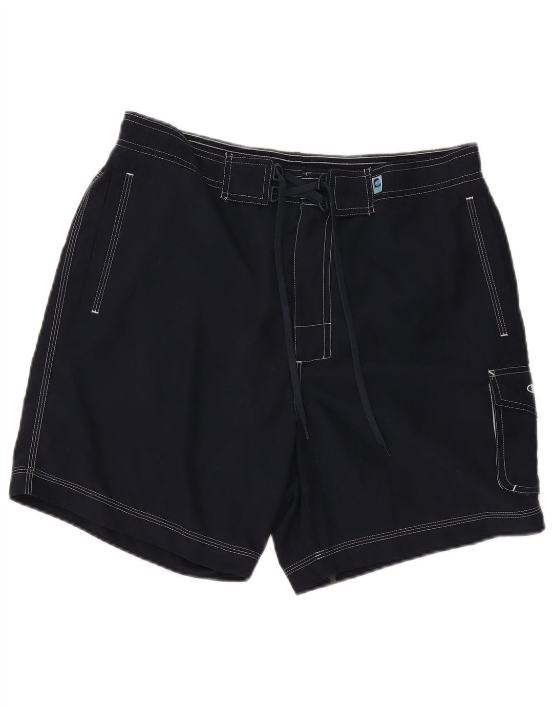 Pantaloncini da bagno da uomo CHAMPION XL blu navy in poliestere