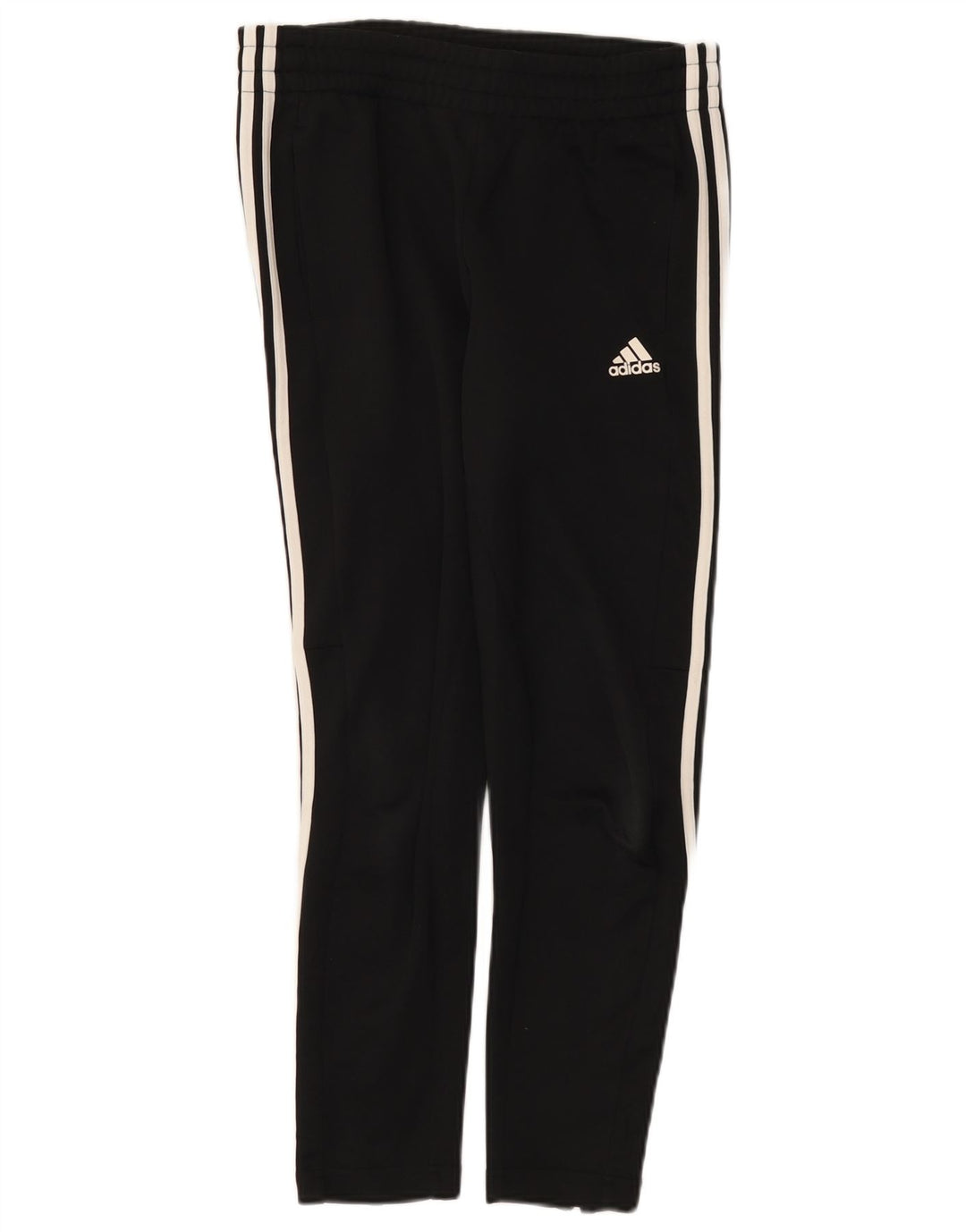 Pantaloni della tuta da donna Adidas UK 10 piccoli poliestere nero
