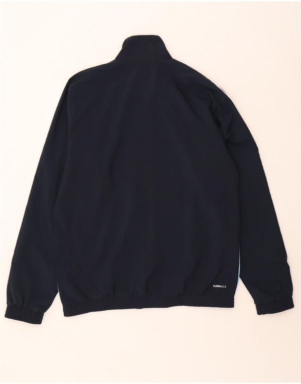 Giacca da tuta da uomo Adidas Climalite UK 40/42 Medio Blu Navy