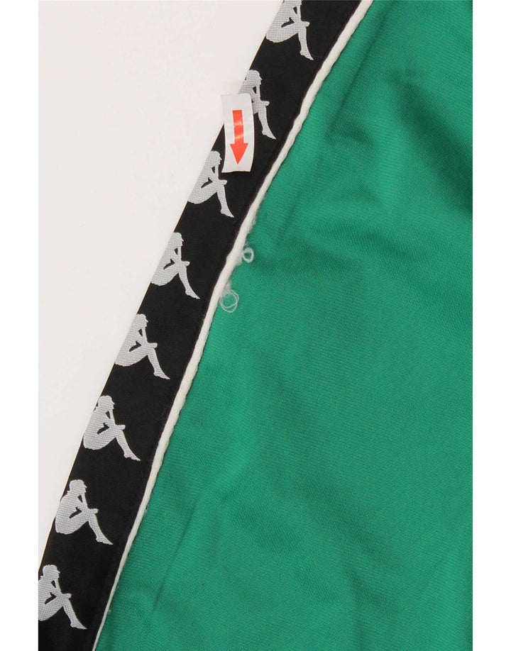Giacca da ginnastica grafica da uomo Kappa Small Green Colourblock