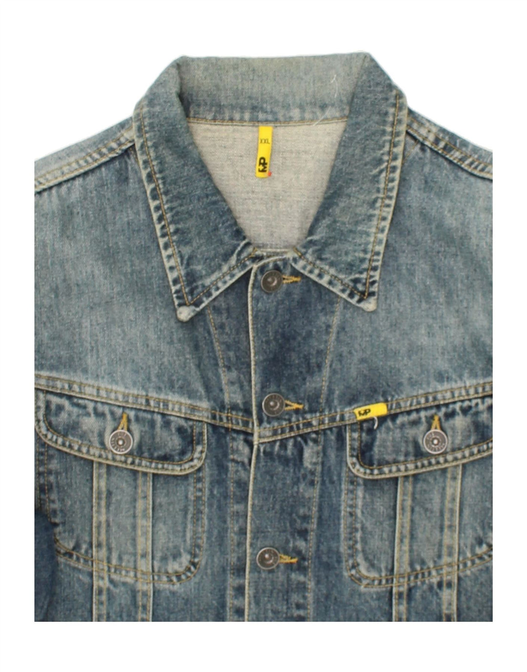 MELTIN' POT Giacca in denim da uomo UK 44 2XL Cotone blu