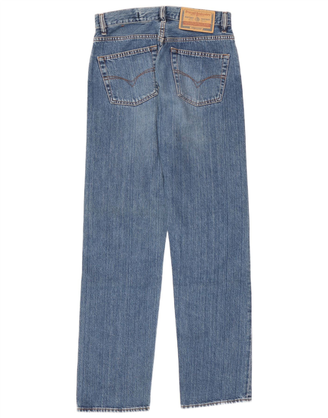 Jeans dritti da uomo Diesel W28 L31 cotone blu