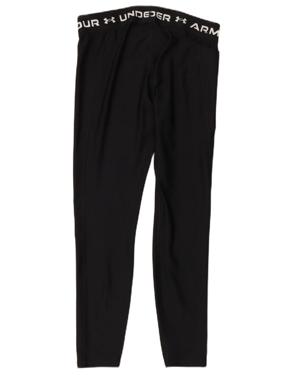 Leggings grafici da donna UNDER ARMOUR UK 14 Large Nero Poliestere