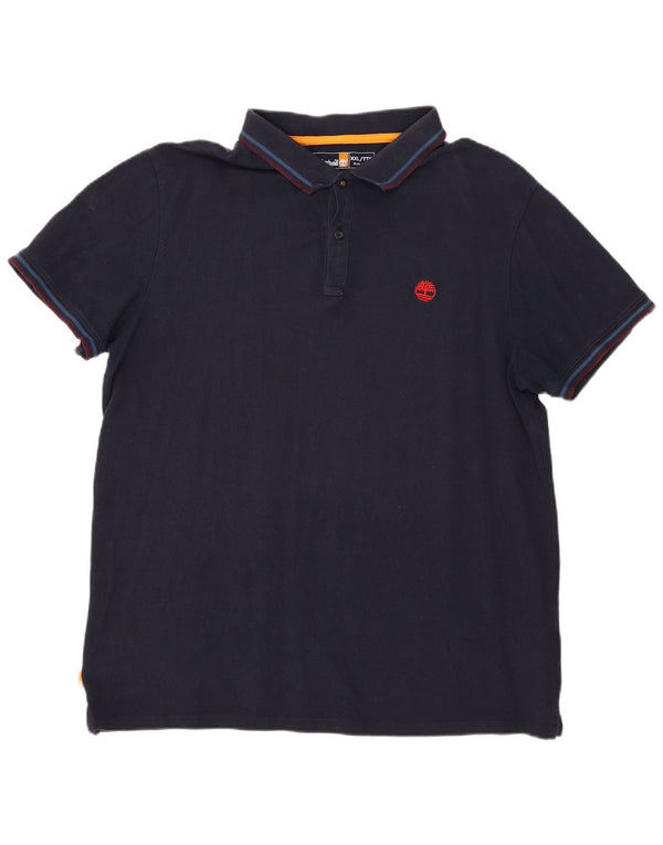Polo Timberland da uomo slim fit 2XL cotone blu navy