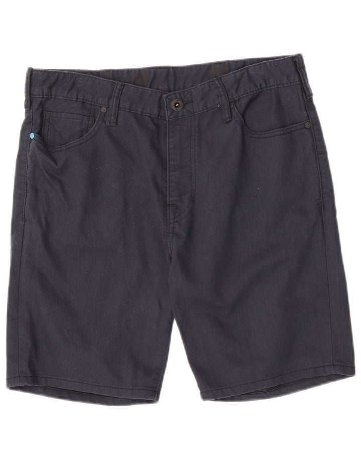 Pantaloncini casual da uomo Hurley W32 cotone blu navy medio