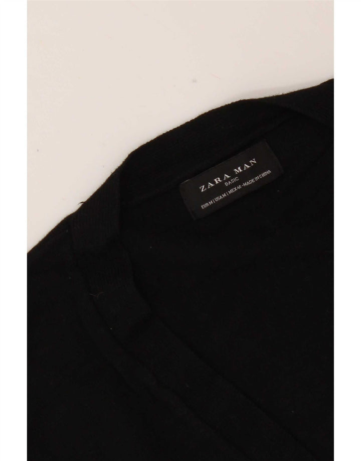 Maglione cardigan da uomo Zara medio nero