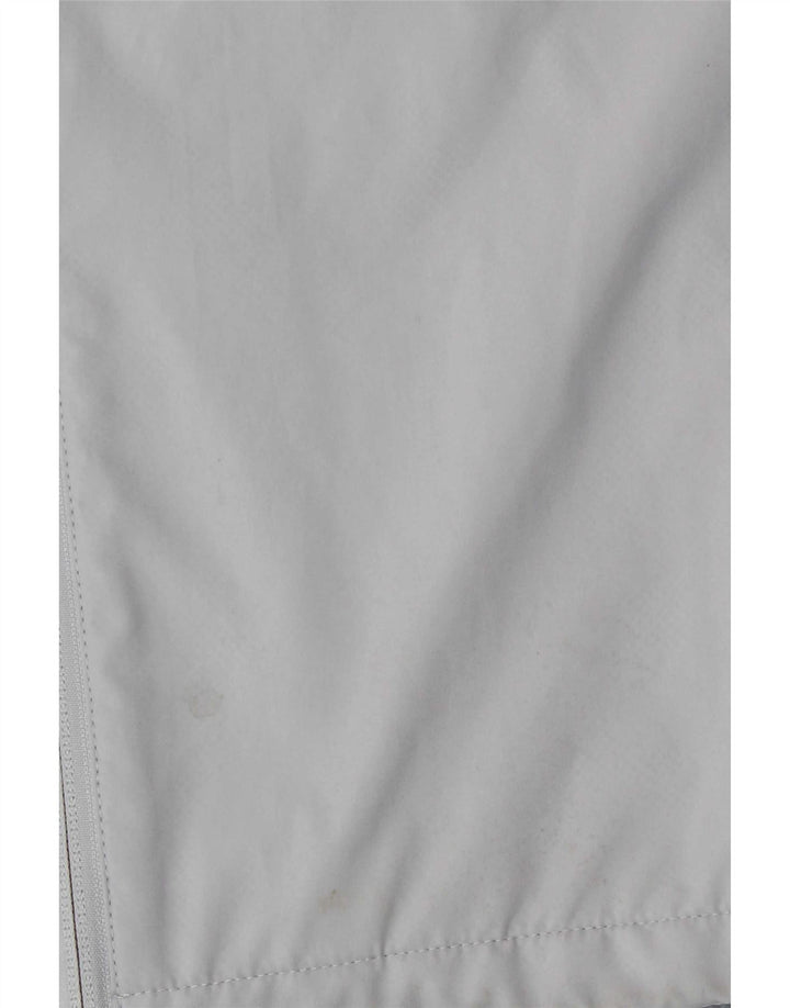 Giacca antipioggia con cappuccio grafico da uomo Umbro UK 40 Large Grigio Poliestere