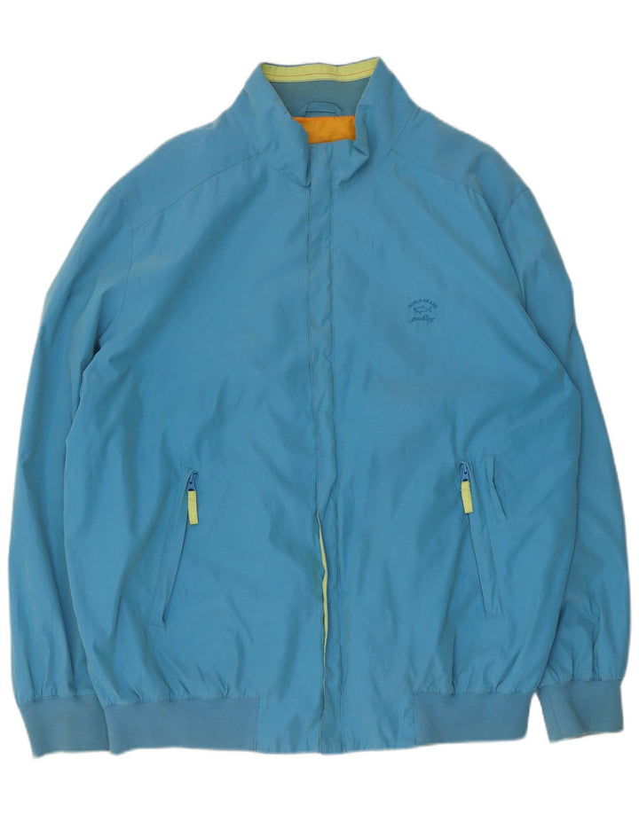 Giubbotto bomber da uomo Paul & Shark UK 42 XL poliestere blu