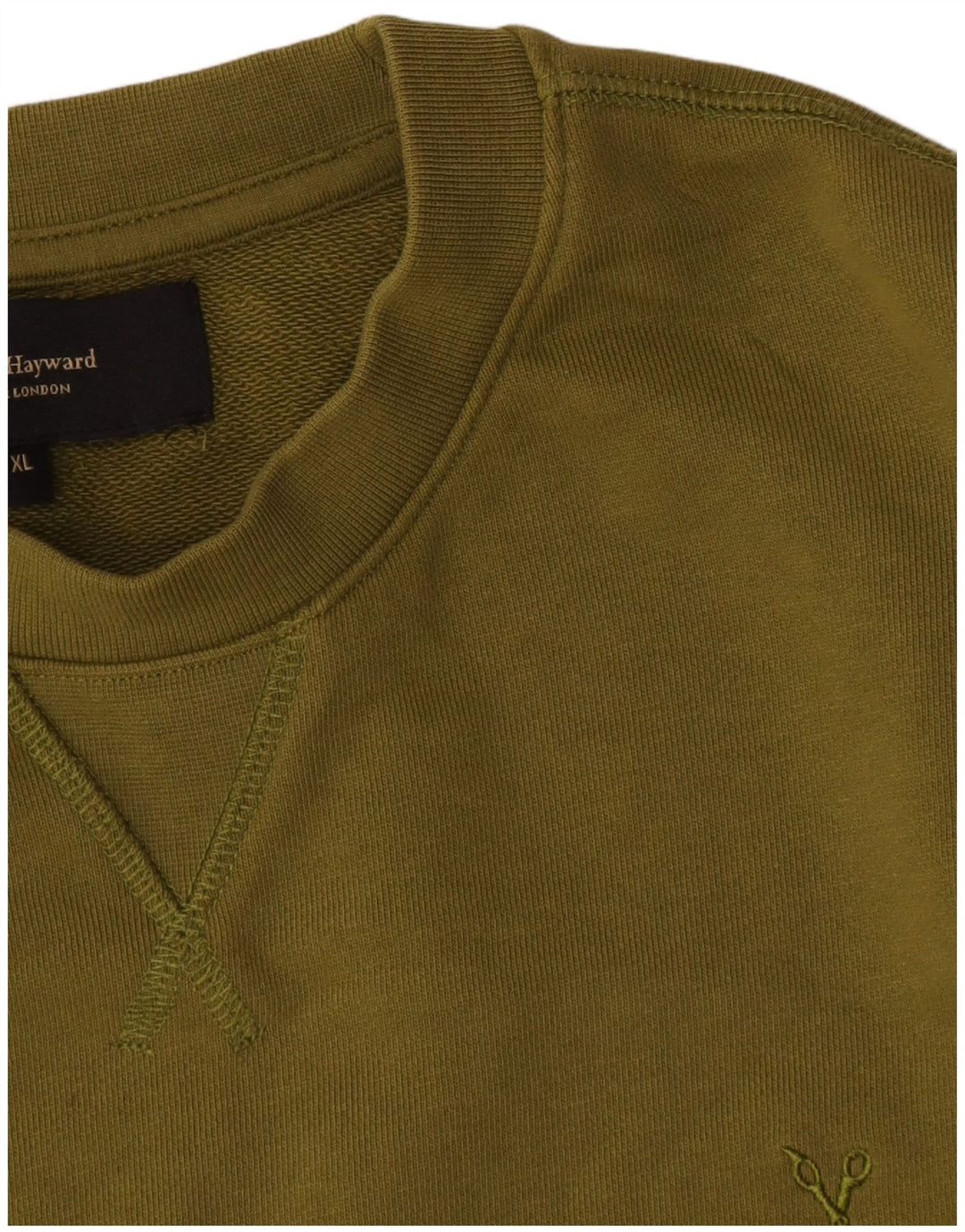 Felpa da uomo Douglas Hayward maglione XL cotone kaki