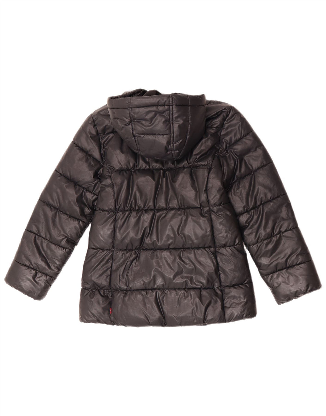 Giacca imbottita con cappuccio Levi's per ragazze 9-10 anni in poliestere nero