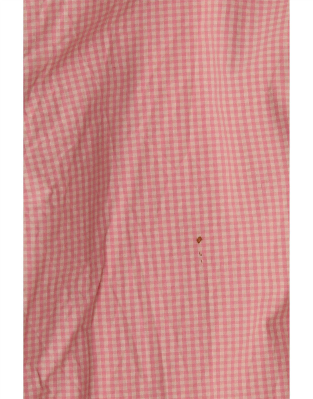 RALPH LAUREN Camicia da uomo XL in cotone a quadretti rosa