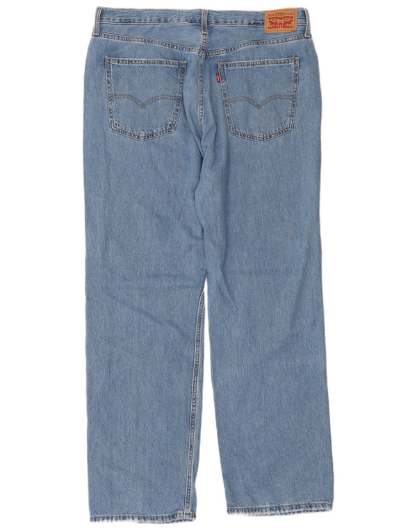 Jeans dritti Low Pro da donna Levi's W32 L31 cotone blu