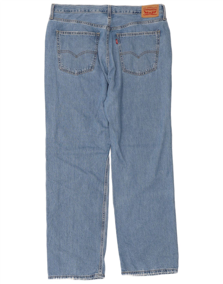 Jeans dritti Low Pro da donna Levi's W32 L31 cotone blu