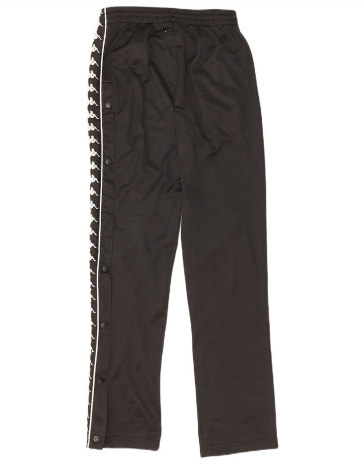 Pantaloni da tuta con grafica da donna KAPPA UK 12 Medium Nero Poliestere