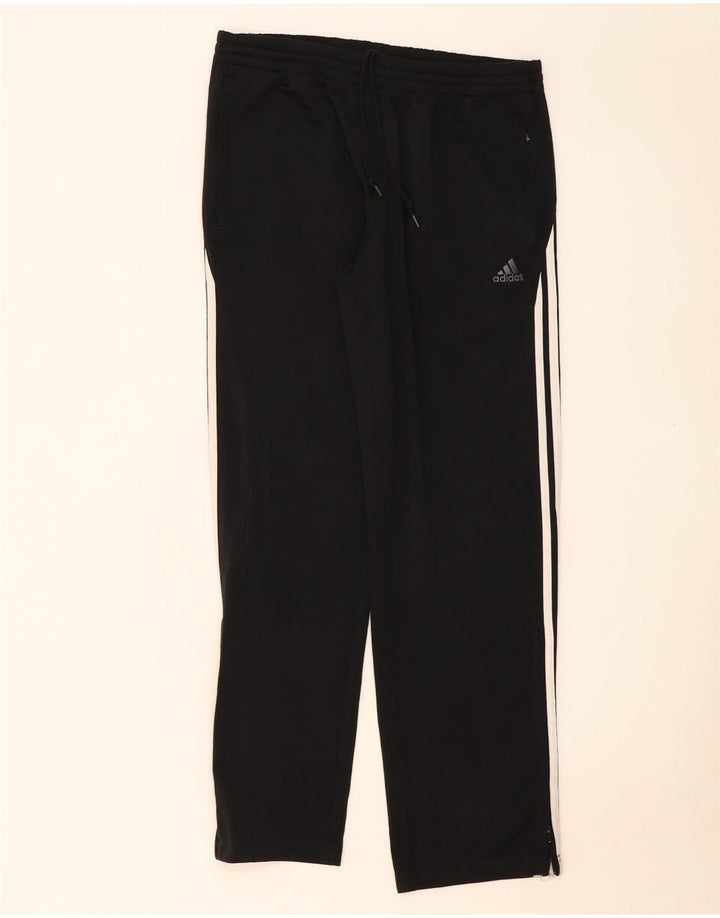 Pantaloni da tuta da uomo Adidas UK 40/42 Medium Nero Poliestere