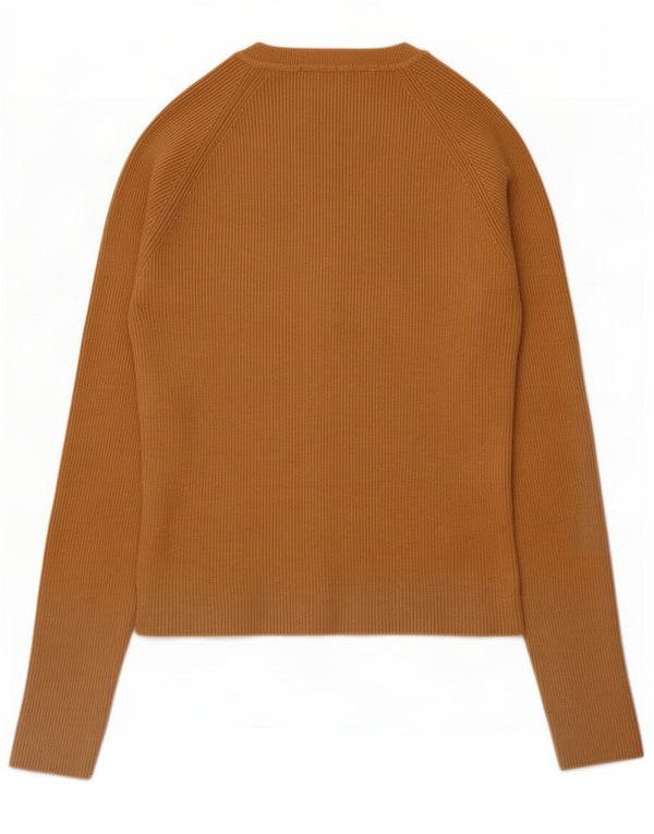 Top corto da donna Zara a maniche lunghe UK 12 Marrone medio
